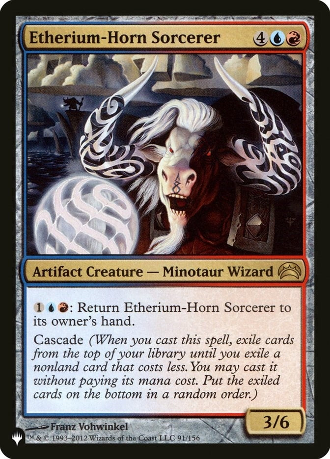 Image for Etherium-Horn Sorcerer (The List Reprints) (91/156) - Magic: The Gathering