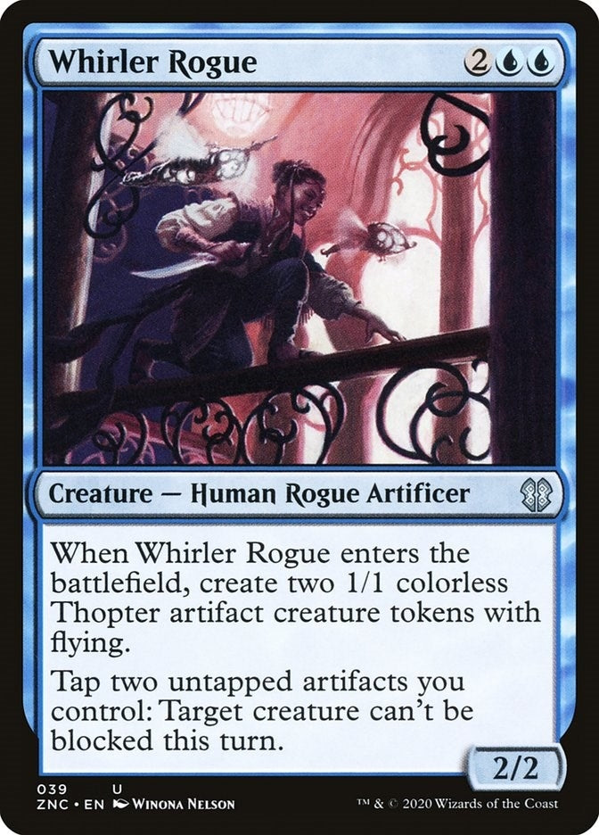 Image for Whirler Rogue (Commander: Zendikar Rising) (39) - Magic: The Gathering