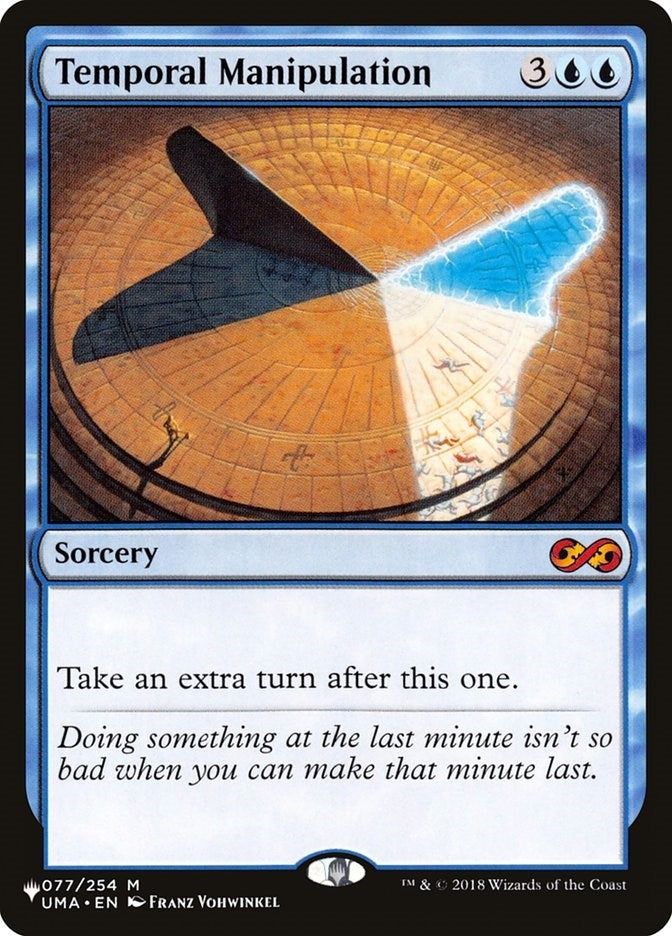 Image for Temporal Manipulation (The List Reprints) (077/254) - Magic: The Gathering