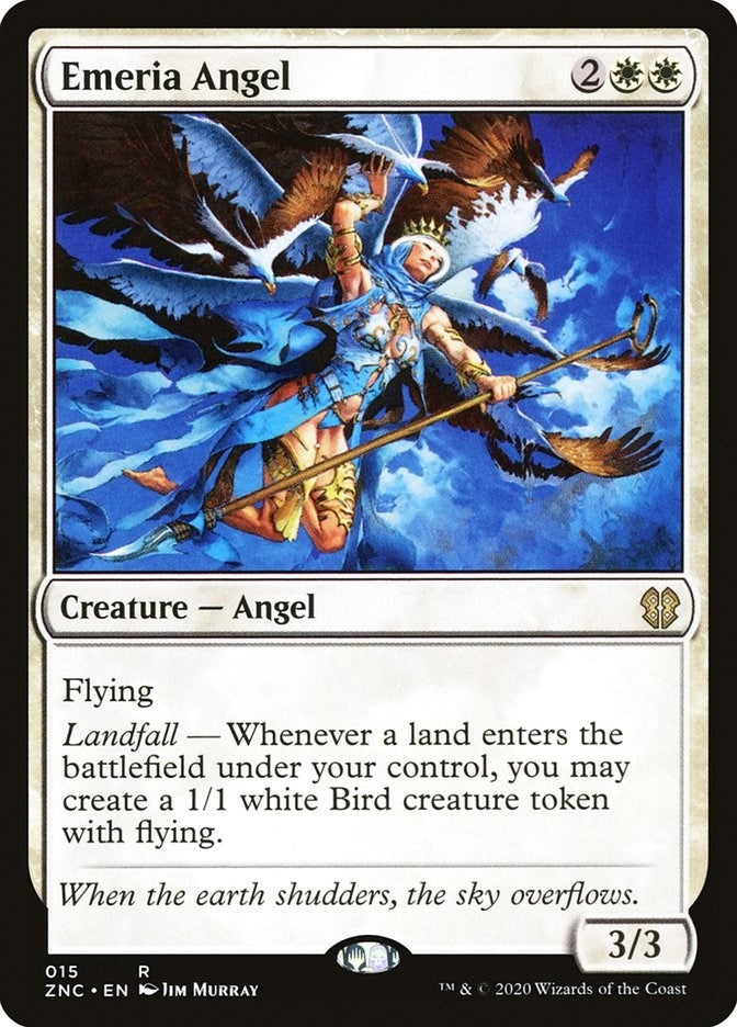 Image for Emeria Angel (Commander: Zendikar Rising) (15) - Magic: The Gathering