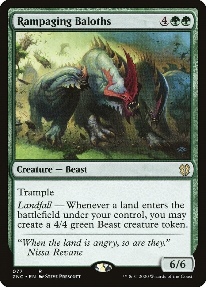 Image for Rampaging Baloths (Commander: Zendikar Rising) (77) - Magic: The Gathering