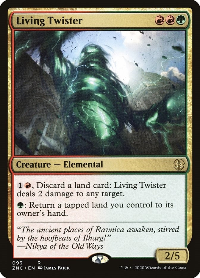 Image for Living Twister (Commander: Zendikar Rising) (93) - Magic: The Gathering