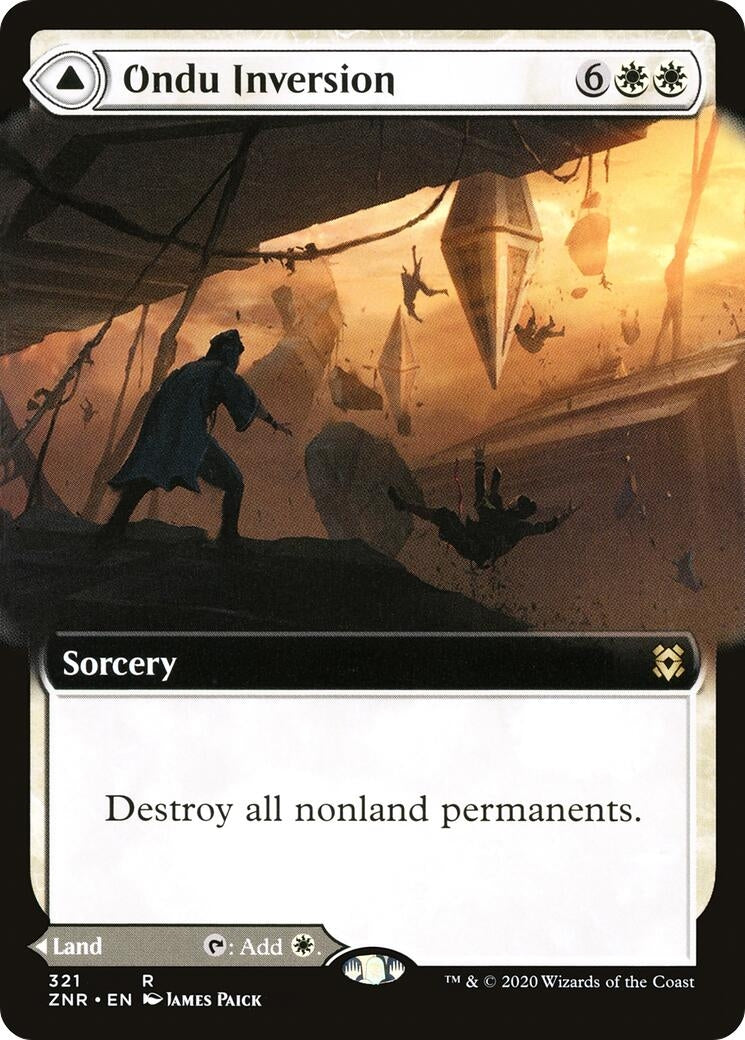 Image for Ondu Inversion (Extended Art) (Zendikar Rising) (321) - Magic: The Gathering