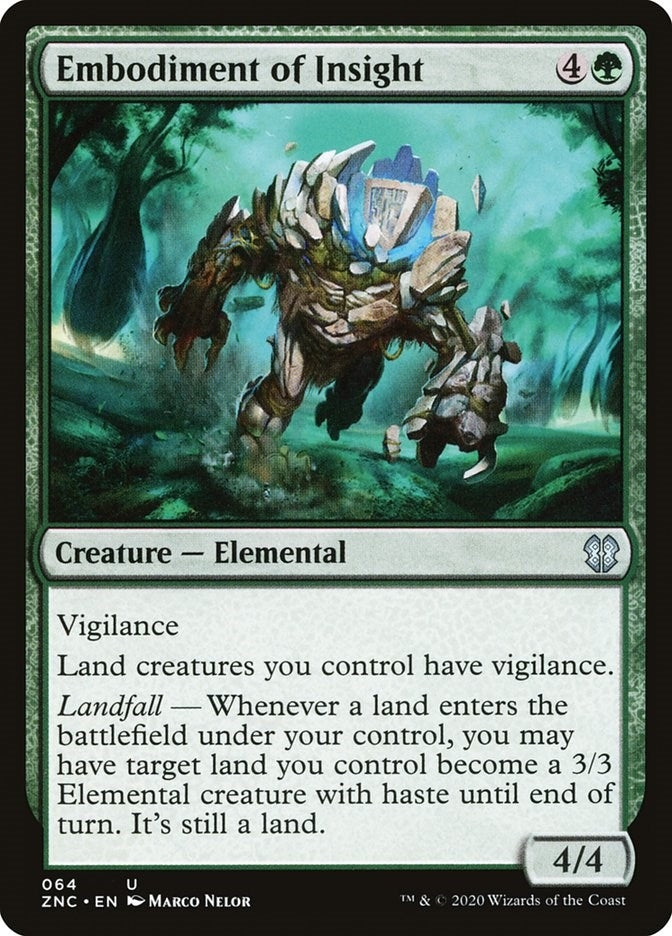 Image for Embodiment of Insight (Commander: Zendikar Rising) (64) - Magic: The Gathering