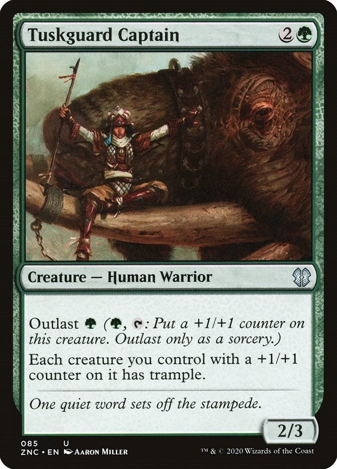 Image for Tuskguard Captain (Commander: Zendikar Rising) (85) - Magic: The Gathering