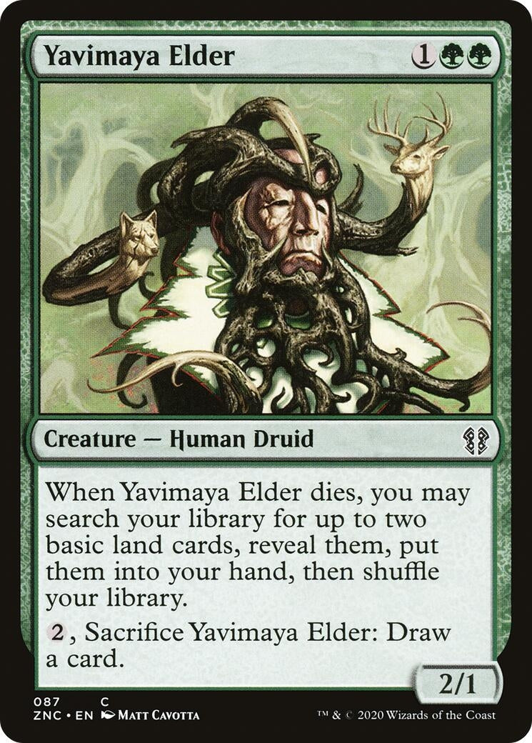 Image for Yavimaya Elder (Commander: Zendikar Rising) (87) - Magic: The Gathering