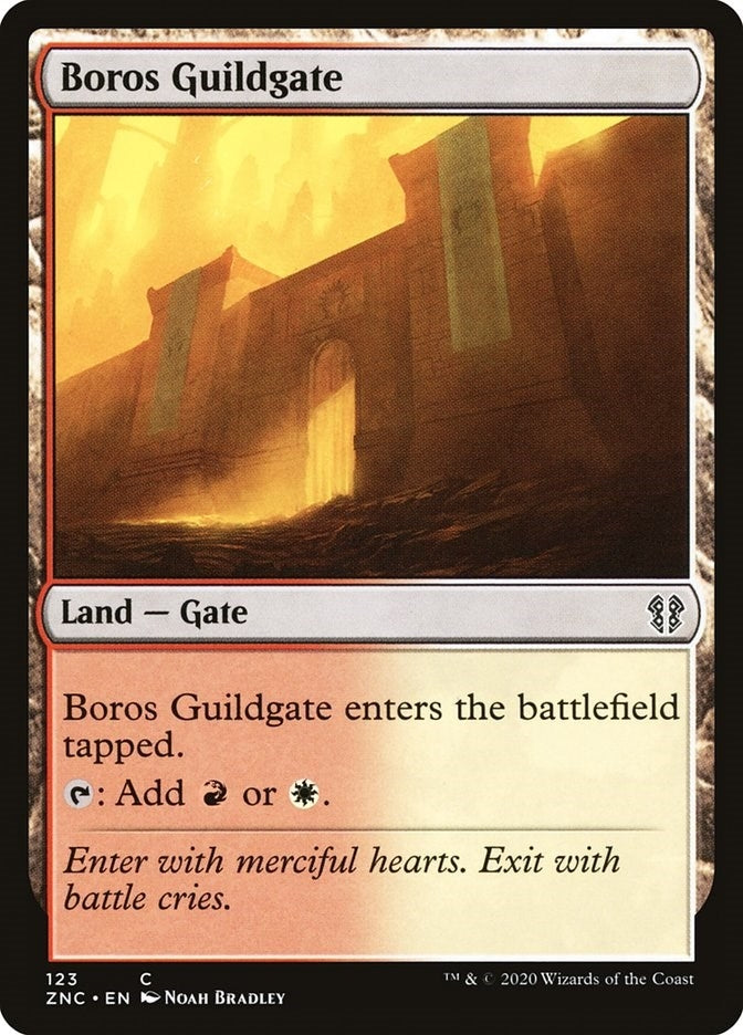 Image for Boros Guildgate (Commander: Zendikar Rising) (123) - Magic: The Gathering