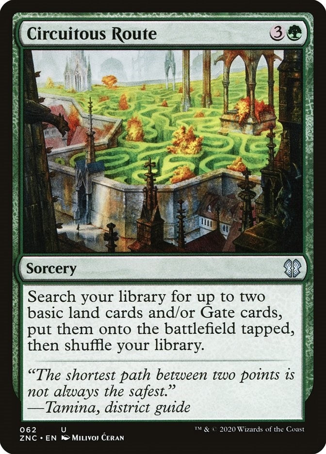 Image for Circuitous Route (Commander: Zendikar Rising) (62) - Magic: The Gathering