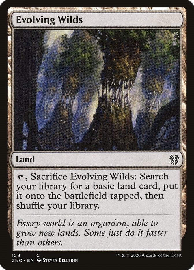 Image for Evolving Wilds (Commander: Zendikar Rising) (129) - Magic: The Gathering