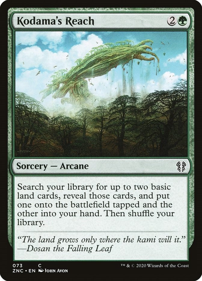 Image for Kodama's Reach (Commander: Zendikar Rising) (73) - Magic: The Gathering