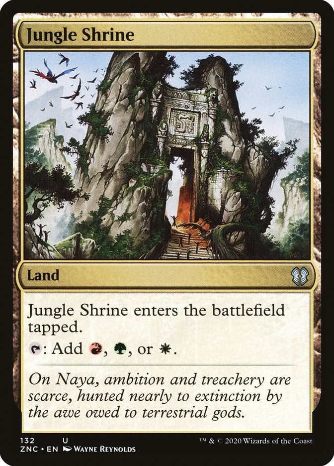 Image for Jungle Shrine (Commander: Zendikar Rising) (132) - Magic: The Gathering