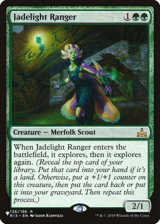 Image for Jadelight Ranger (The List Reprints) (136/196) - Magic: The Gathering