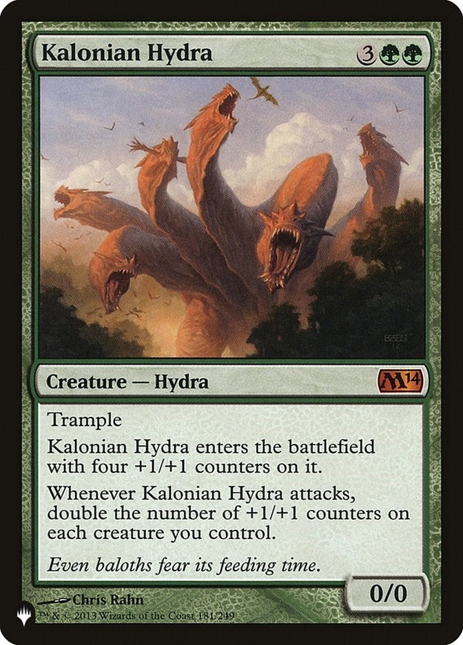 Image for Kalonian Hydra (The List Reprints) (181/249) - Magic: The Gathering