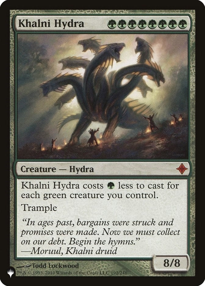 Image for Khalni Hydra (The List Reprints) (192/248) - Magic: The Gathering