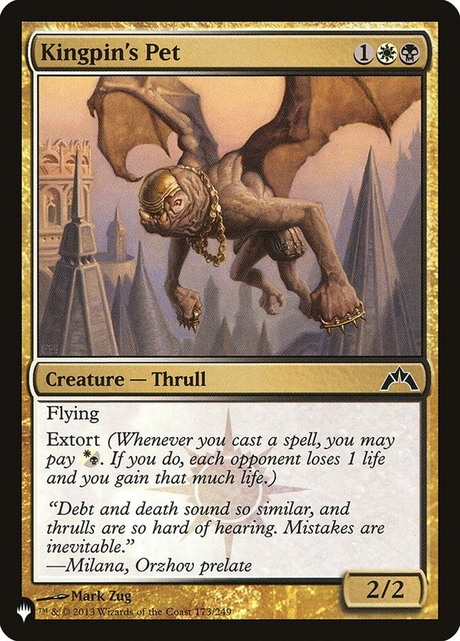 Image for Kingpin's Pet (The List Reprints) (173/249) - Magic: The Gathering