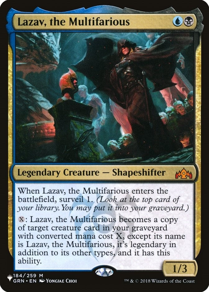 Image for Lazav, the Multifarious (The List Reprints) (184/259) - Magic: The Gathering