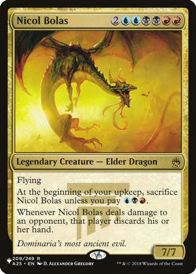 Image for Nicol Bolas (The List Reprints) (209/249) - Magic: The Gathering