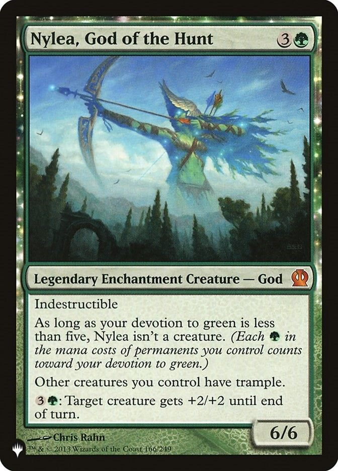 Image for Nylea, God of the Hunt (The List Reprints) (166/249) - Magic: The Gathering