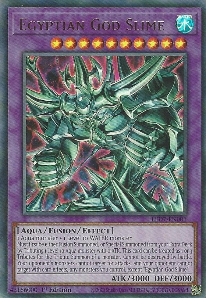 Image for Egyptian God Slime (Legendary Duelists: Rage of Ra) (LED7-EN001) - YuGiOh