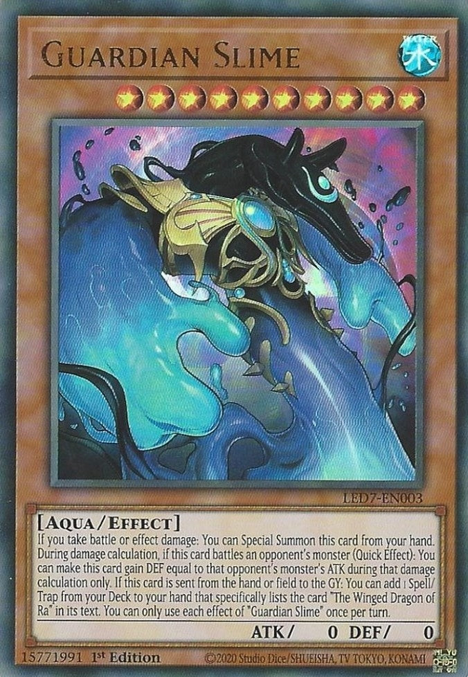 Image for Guardian Slime (Legendary Duelists: Rage of Ra) (LED7-EN003) - YuGiOh
