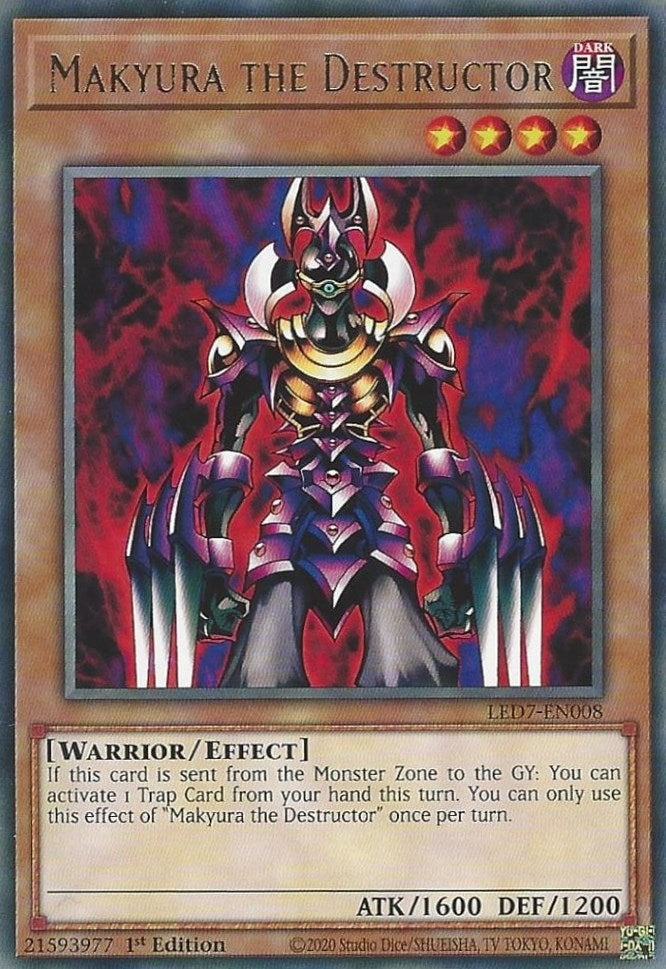Image for Makyura the Destructor (Legendary Duelists: Rage of Ra) (LED7-EN008) - YuGiOh