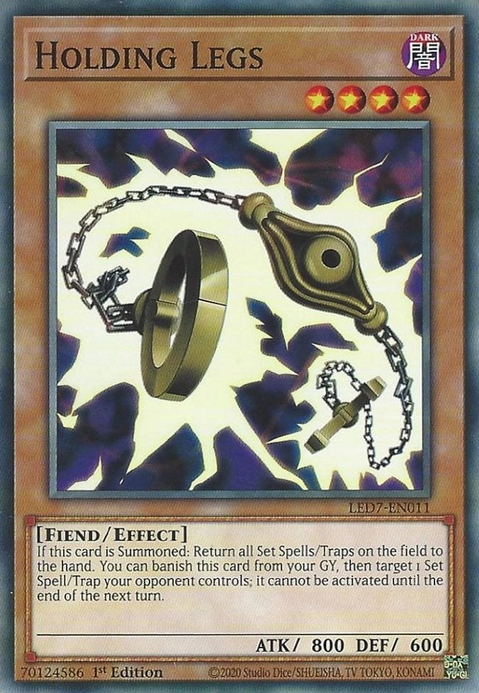 Image for Holding Legs (Legendary Duelists: Rage of Ra) (LED7-EN011) - YuGiOh