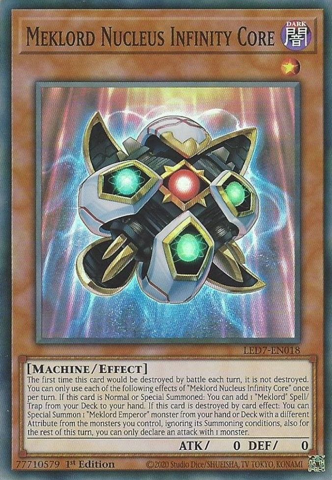 Image for Meklord Nucleus Infinity Core (Legendary Duelists: Rage of Ra) (LED7-EN018) - YuGiOh