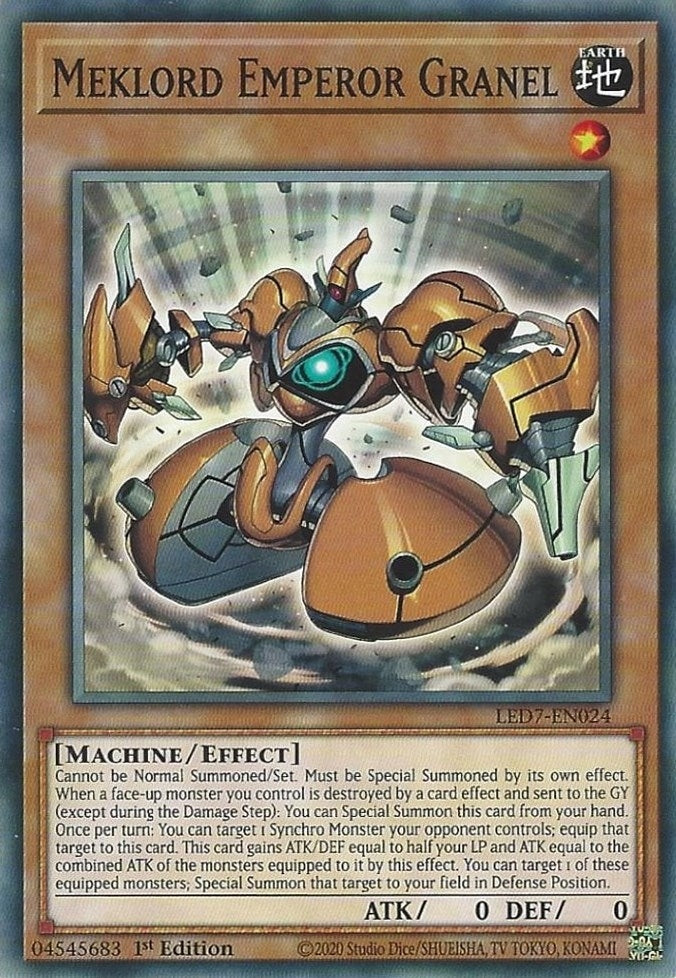 Image for Meklord Emperor Granel (Legendary Duelists: Rage of Ra) (LED7-EN024) - YuGiOh