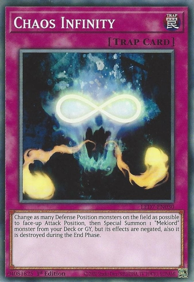 Image for Chaos Infinity (Legendary Duelists: Rage of Ra) (LED7-EN030) - YuGiOh