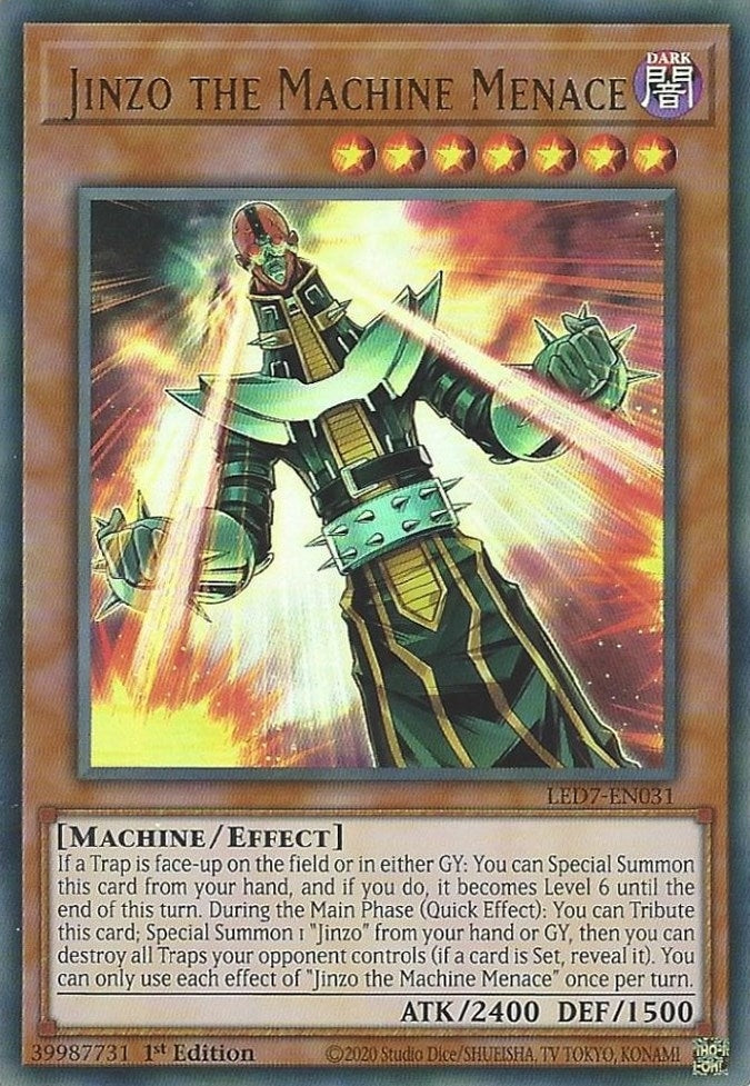 Image for Jinzo the Machine Menace (Legendary Duelists: Rage of Ra) (LED7-EN031) - YuGiOh