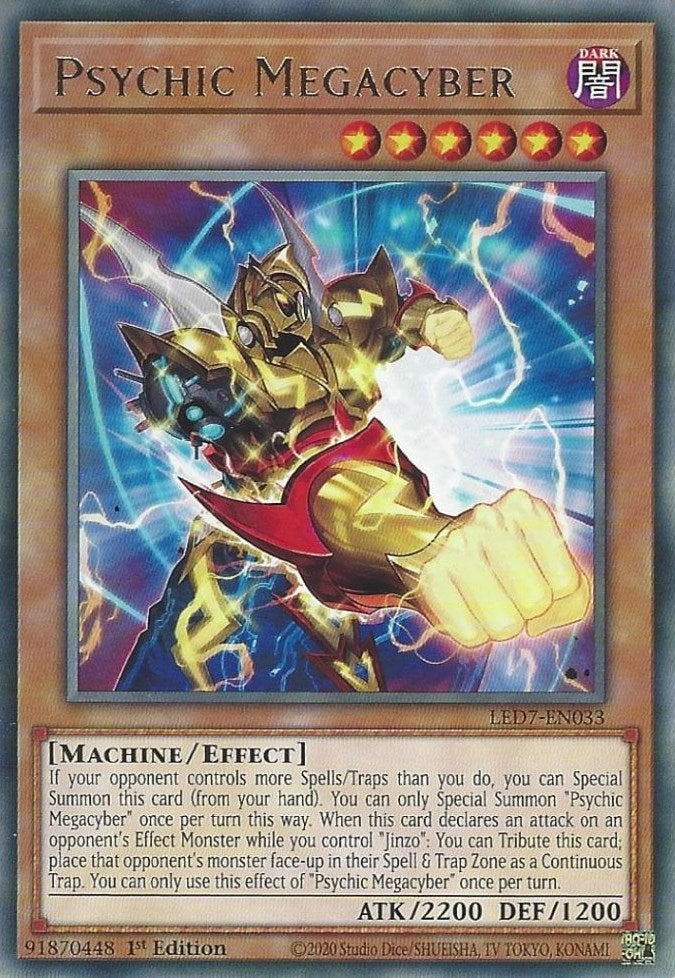Image for Psychic Megacyber (Legendary Duelists: Rage of Ra) (LED7-EN033) - YuGiOh