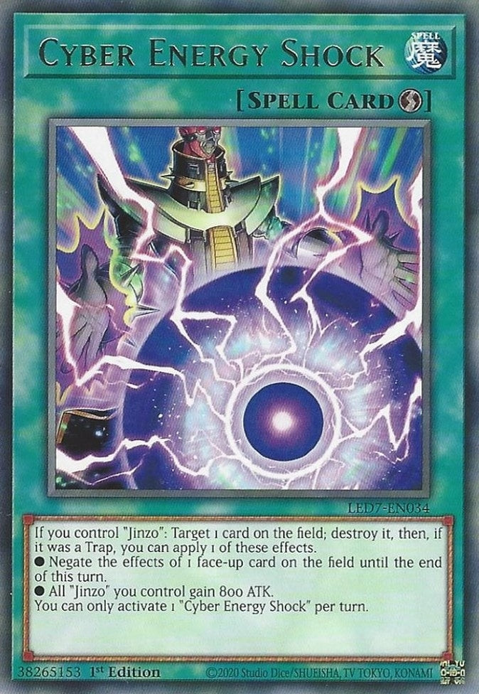 Image for Cyber Energy Shock (Legendary Duelists: Rage of Ra) (LED7-EN034) - YuGiOh