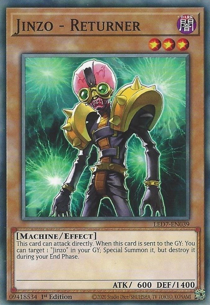 Image for Jinzo - Returner (Legendary Duelists: Rage of Ra) (LED7-EN039) - YuGiOh