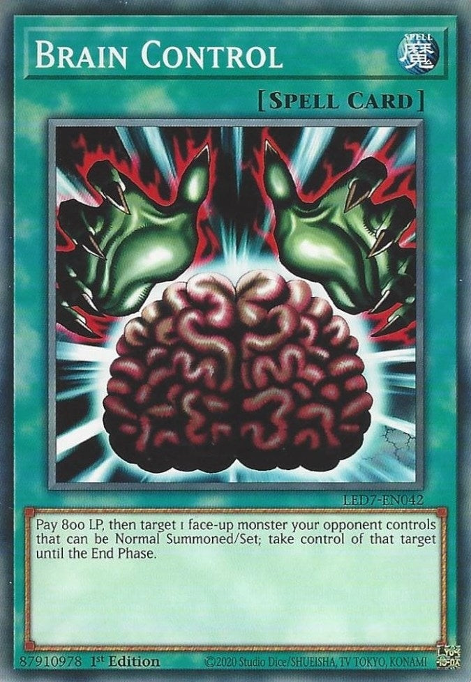 Image for Brain Control (Legendary Duelists: Rage of Ra) (LED7-EN042) - YuGiOh