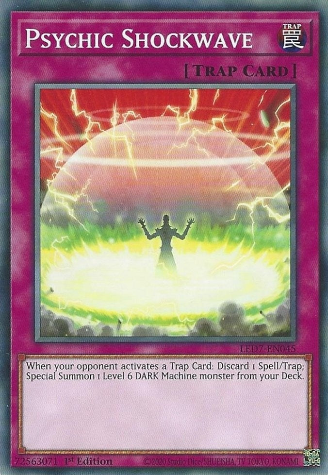 Image for Psychic Shockwave (Legendary Duelists: Rage of Ra) (LED7-EN045) - YuGiOh