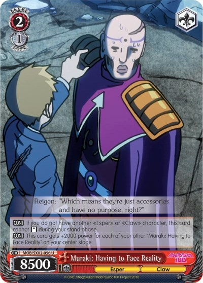 Image for Muraki: Having to Face Reality (Mob Psycho 100) (MOB/SX02-056 U) - Weiss Schwarz