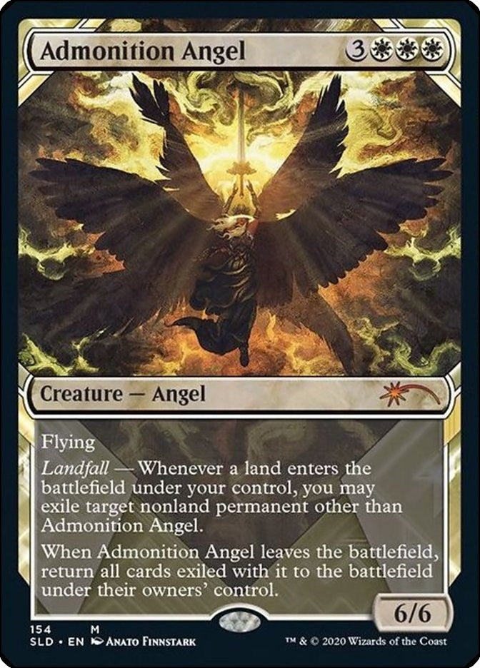 Image for Admonition Angel (Secret Lair Drop Series) (154) - Magic: The Gathering