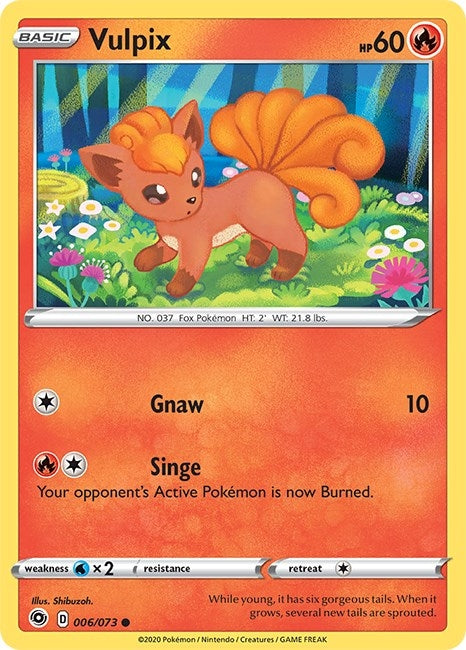 Image for Vulpix (Champion's Path) (06/73) - Pokemon
