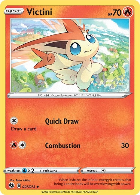 Image for Victini (Champion's Path) (07/73) - Pokemon