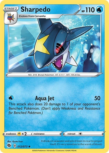 Image for Sharpedo (Champion's Path) (12/73) - Pokemon