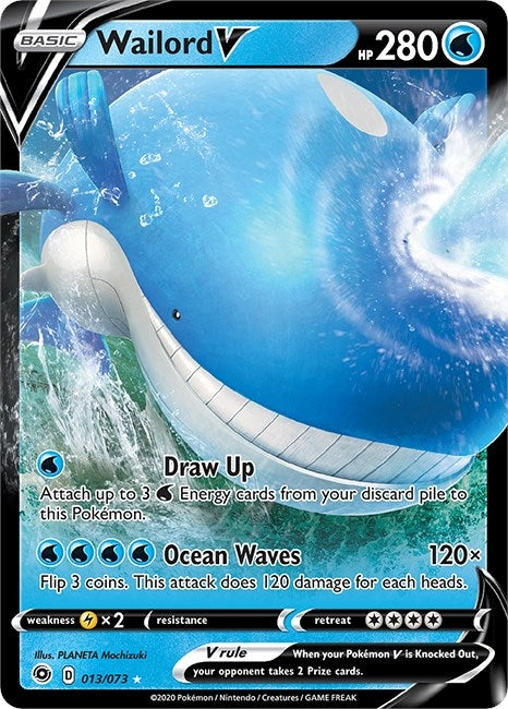 Image for Wailord V (Champion's Path) (13/73) - Pokemon