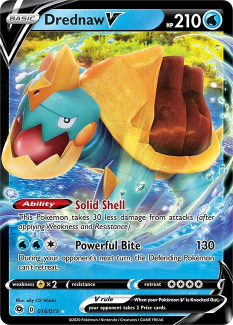 Image for Drednaw V (Champion's Path) (14/73) - Pokemon