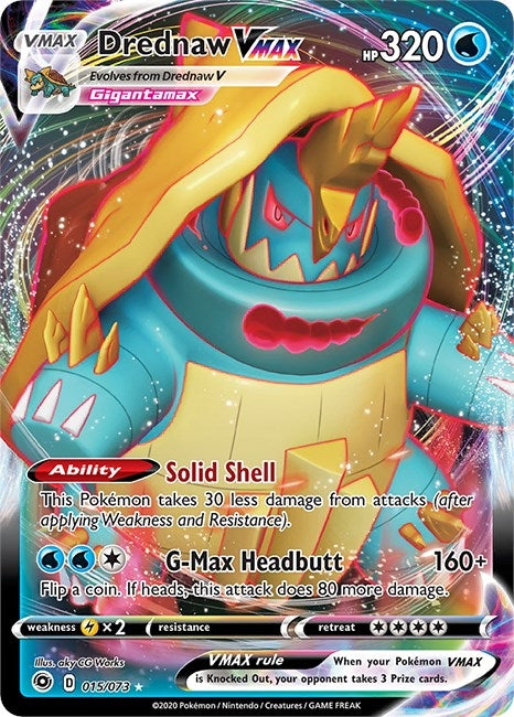 Image for Drednaw VMAX (Champion's Path) (15/73) - Pokemon