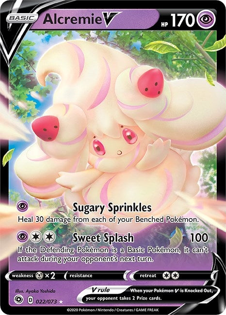 Image for Alcremie V (Champion's Path) (22/73) - Pokemon