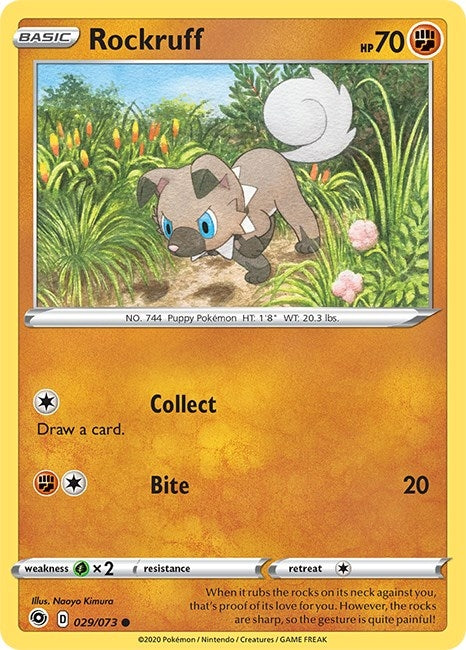 Image for Rockruff (Champion's Path) (29/73) - Pokemon