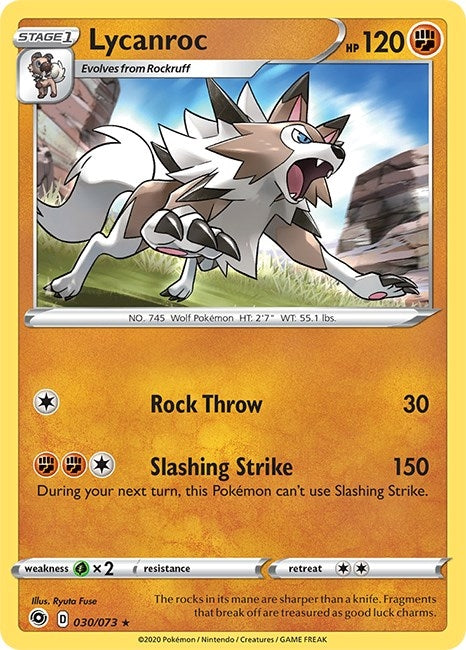 Image for Lycanroc (Champion's Path) (30/73) - Pokemon