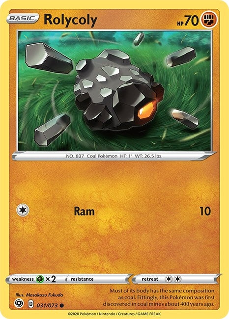 Image for Rolycoly (Champion's Path) (31/73) - Pokemon
