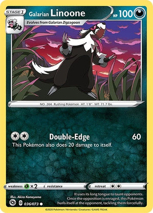 Image for Galarian Linoone (Champion's Path) (36/73) - Pokemon
