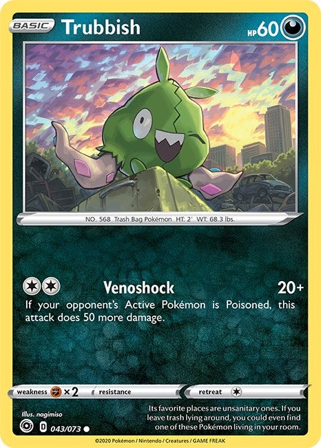Image for Trubbish (Champion's Path) (43/73) - Pokemon
