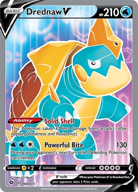 Image for Drednaw V (Full Art) (Champion's Path) (69/73) - Pokemon